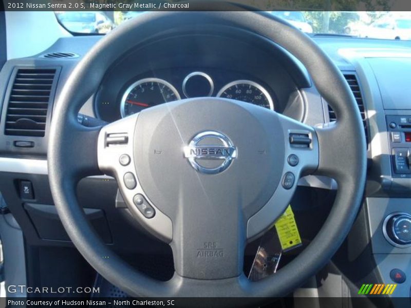 Magnetic Gray Metallic / Charcoal 2012 Nissan Sentra 2.0 S