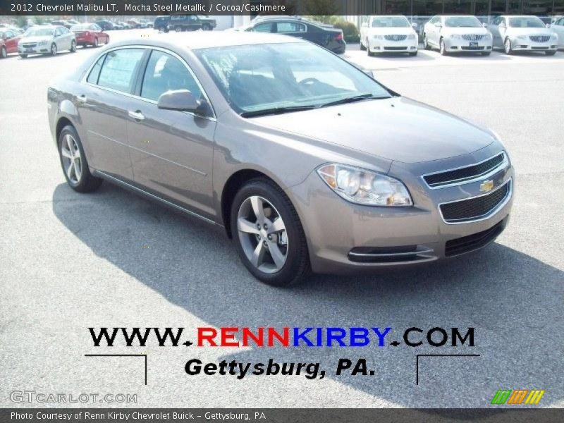 Mocha Steel Metallic / Cocoa/Cashmere 2012 Chevrolet Malibu LT