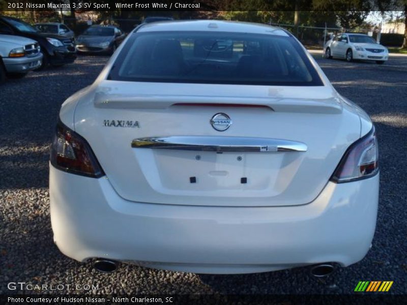 Winter Frost White / Charcoal 2012 Nissan Maxima 3.5 SV Sport