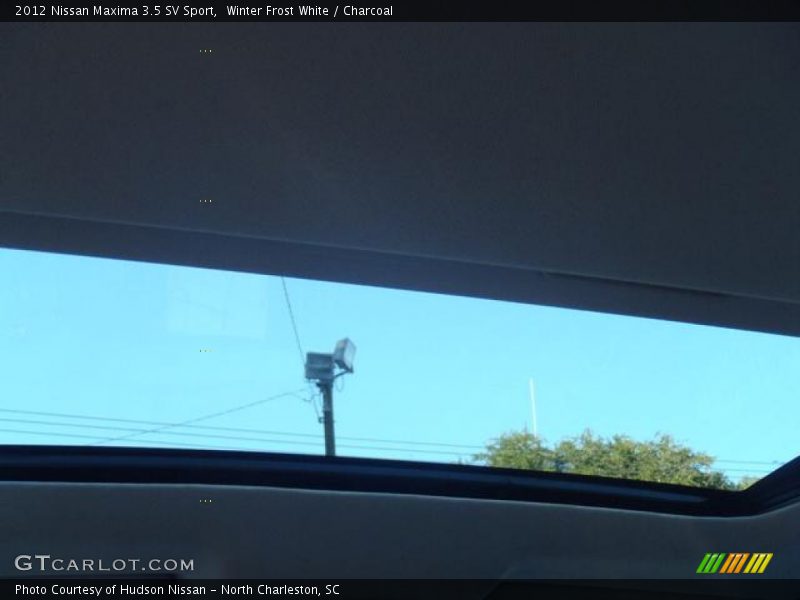 Winter Frost White / Charcoal 2012 Nissan Maxima 3.5 SV Sport