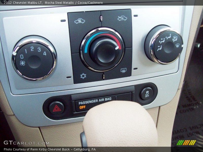 Mocha Steel Metallic / Cocoa/Cashmere 2012 Chevrolet Malibu LT