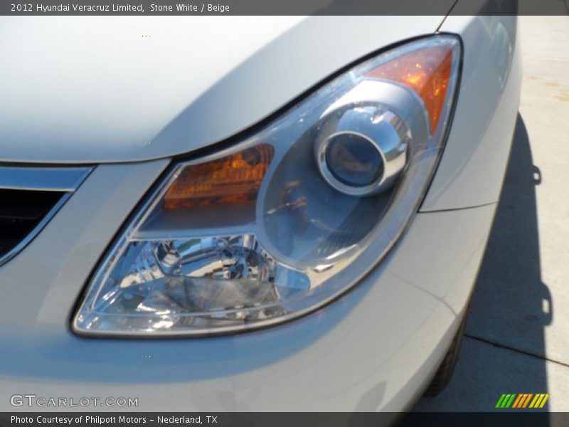 Stone White / Beige 2012 Hyundai Veracruz Limited