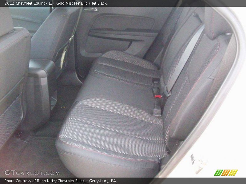 Gold Mist Metallic / Jet Black 2012 Chevrolet Equinox LS