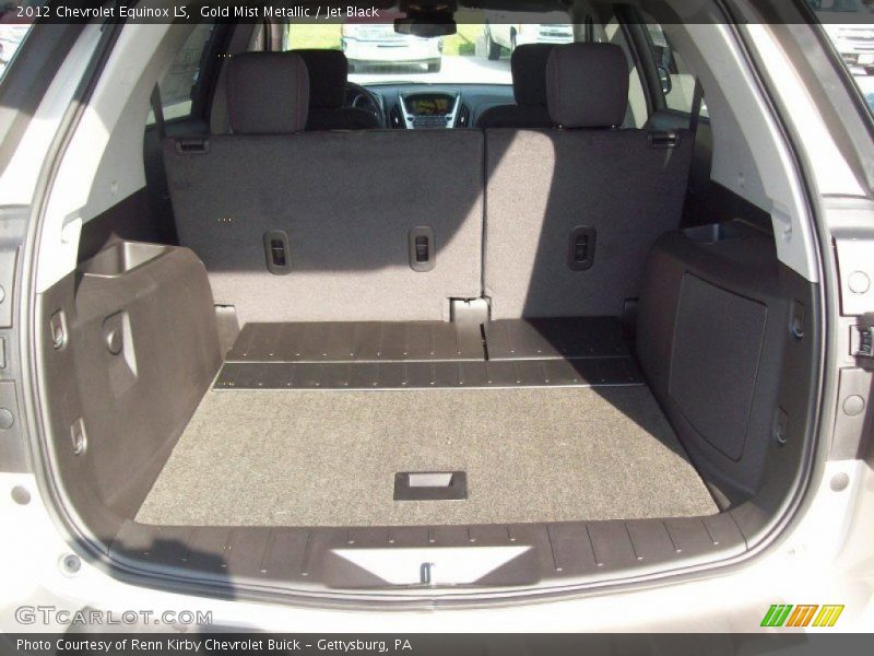 Gold Mist Metallic / Jet Black 2012 Chevrolet Equinox LS