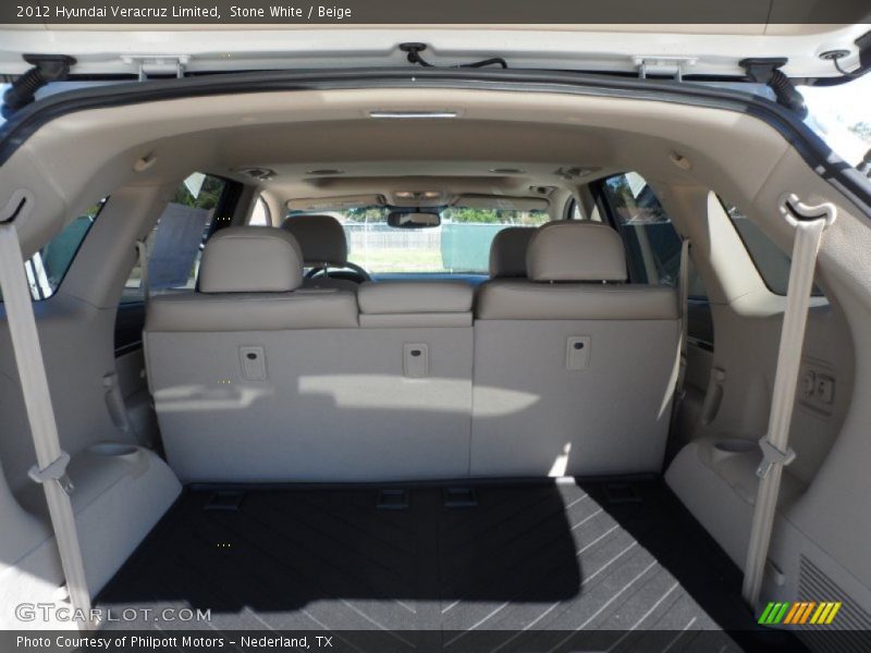 Stone White / Beige 2012 Hyundai Veracruz Limited