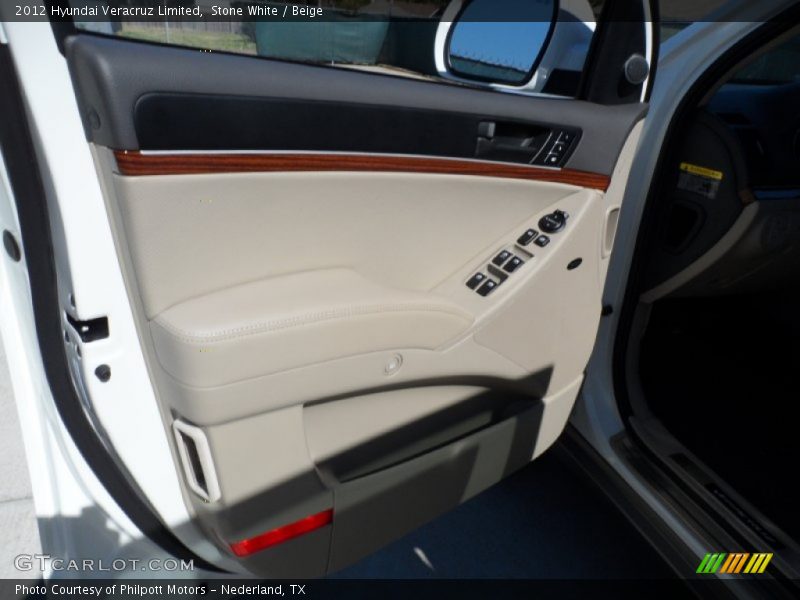 Stone White / Beige 2012 Hyundai Veracruz Limited