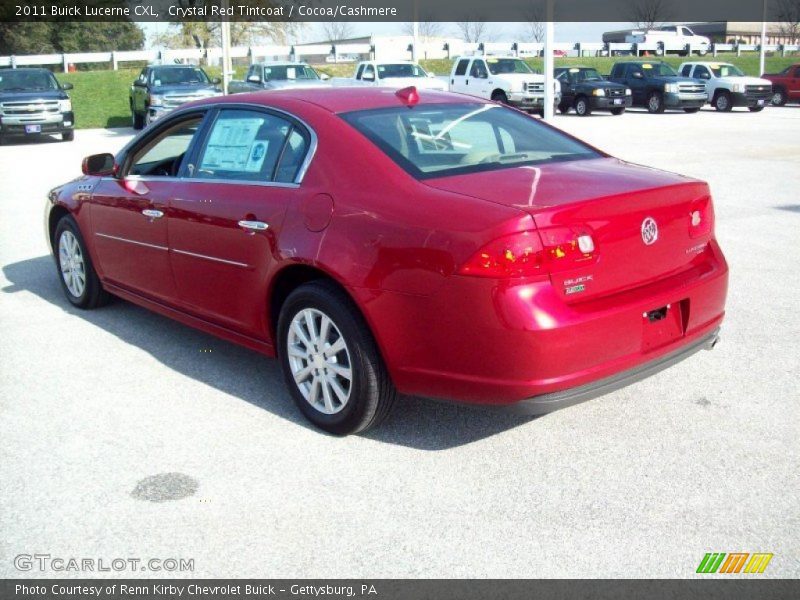 Crystal Red Tintcoat / Cocoa/Cashmere 2011 Buick Lucerne CXL