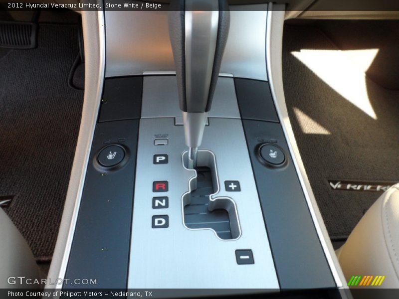  2012 Veracruz Limited 6 Speed SHIFTRONIC Automatic Shifter