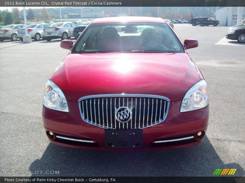 Crystal Red Tintcoat / Cocoa/Cashmere 2011 Buick Lucerne CXL