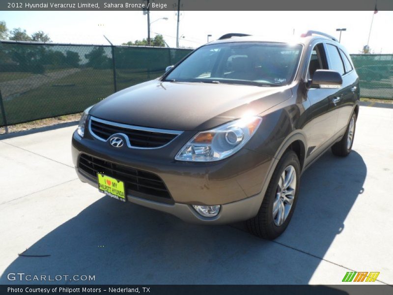 Sahara Bronze / Beige 2012 Hyundai Veracruz Limited