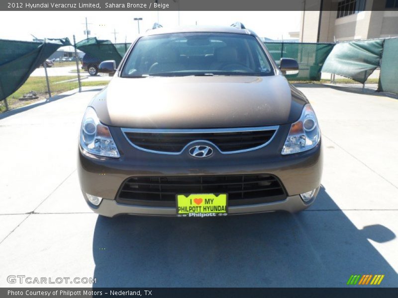 Sahara Bronze / Beige 2012 Hyundai Veracruz Limited