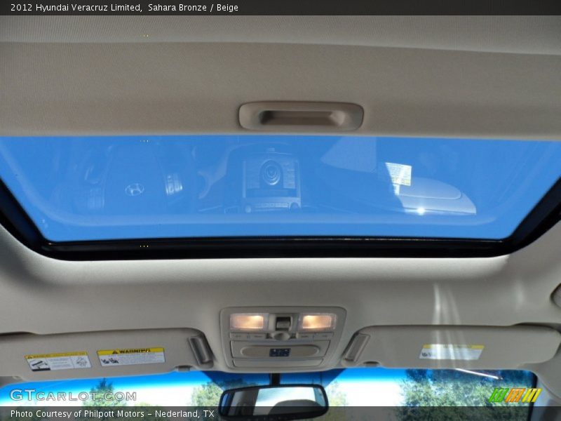 Sahara Bronze / Beige 2012 Hyundai Veracruz Limited
