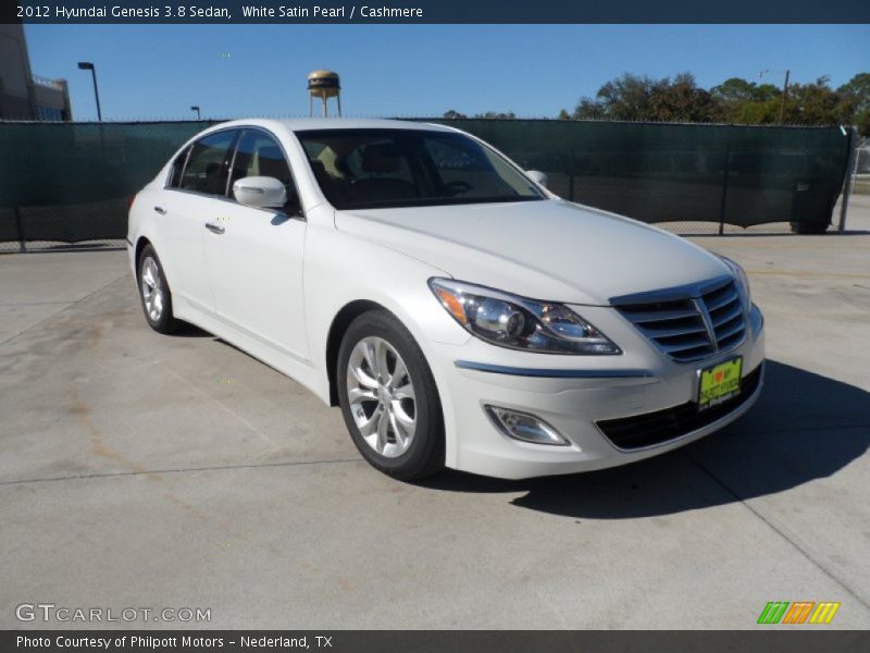 White Satin Pearl / Cashmere 2012 Hyundai Genesis 3.8 Sedan