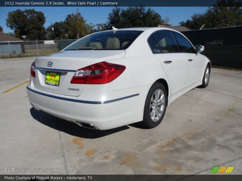 White Satin Pearl / Cashmere 2012 Hyundai Genesis 3.8 Sedan
