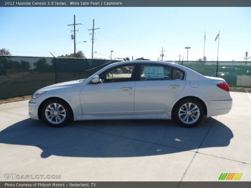 White Satin Pearl / Cashmere 2012 Hyundai Genesis 3.8 Sedan