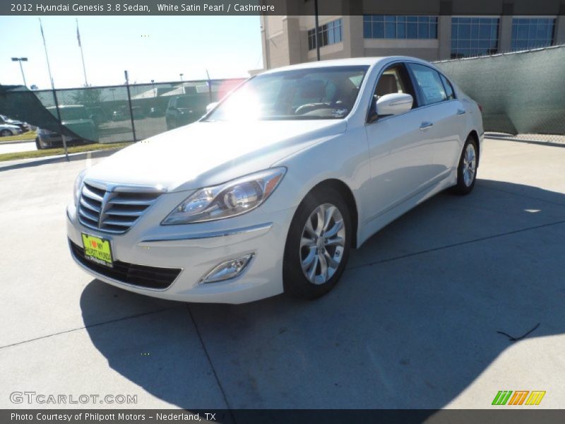 White Satin Pearl / Cashmere 2012 Hyundai Genesis 3.8 Sedan