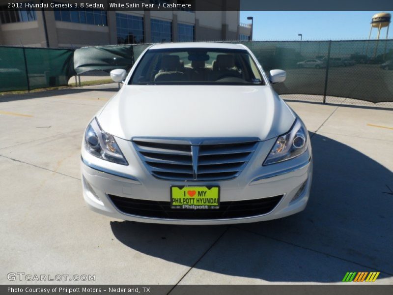 White Satin Pearl / Cashmere 2012 Hyundai Genesis 3.8 Sedan
