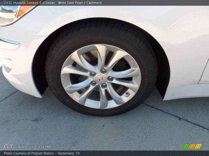 White Satin Pearl / Cashmere 2012 Hyundai Genesis 3.8 Sedan