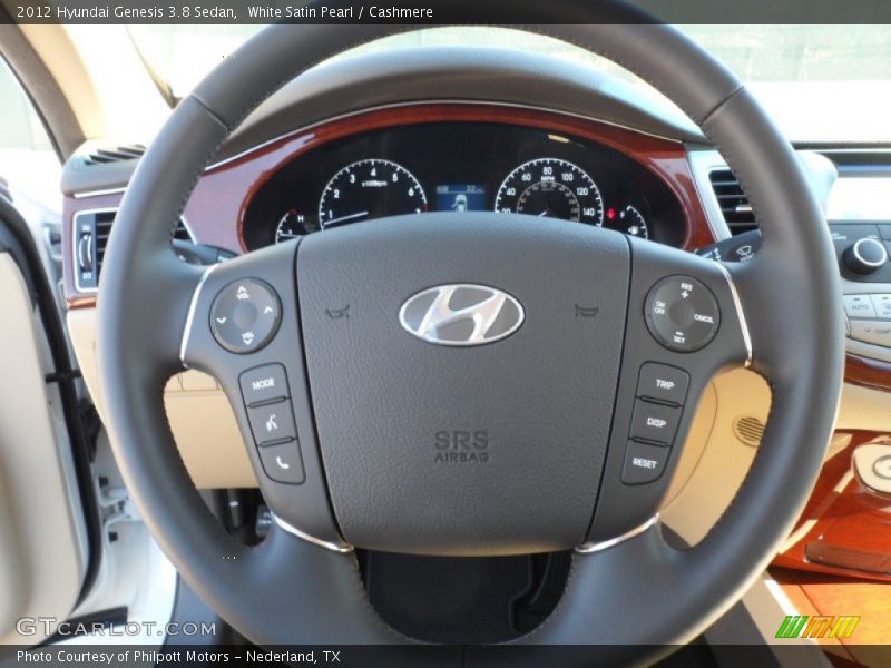  2012 Genesis 3.8 Sedan Steering Wheel