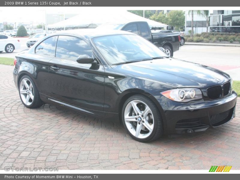 Jet Black / Black 2009 BMW 1 Series 135i Coupe