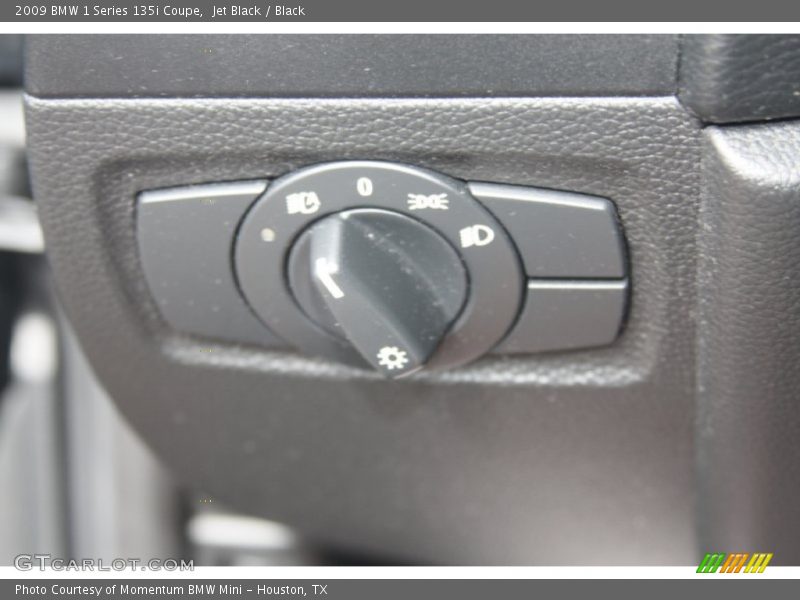 Jet Black / Black 2009 BMW 1 Series 135i Coupe