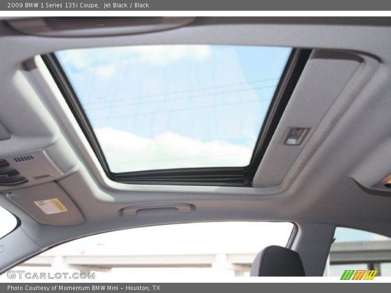 Jet Black / Black 2009 BMW 1 Series 135i Coupe