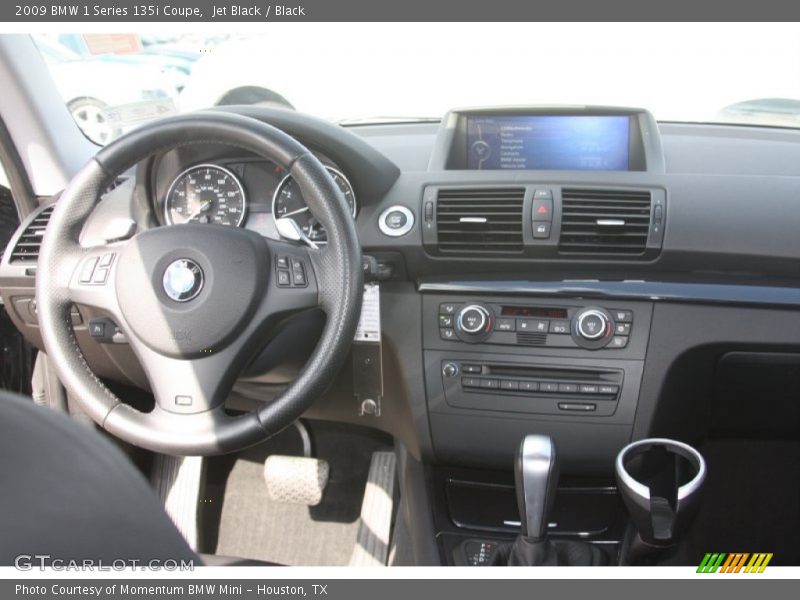 Jet Black / Black 2009 BMW 1 Series 135i Coupe