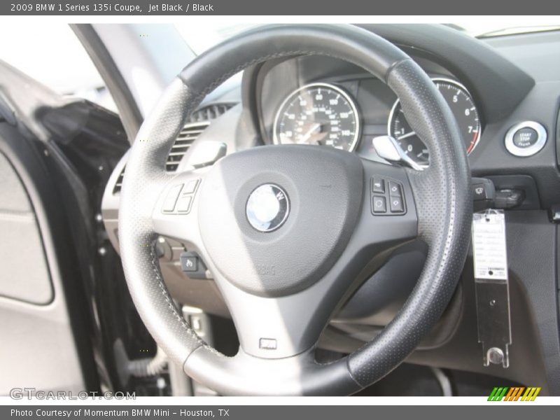 Jet Black / Black 2009 BMW 1 Series 135i Coupe