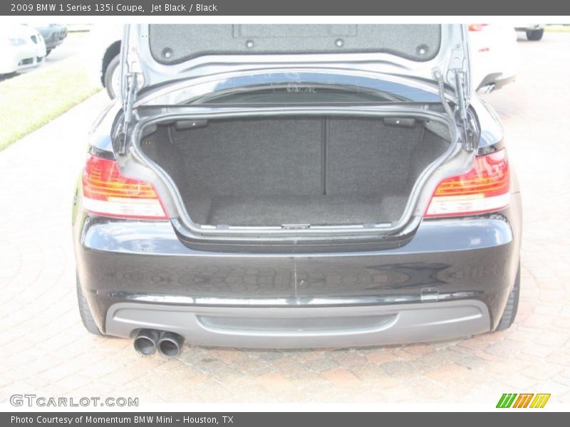 Jet Black / Black 2009 BMW 1 Series 135i Coupe