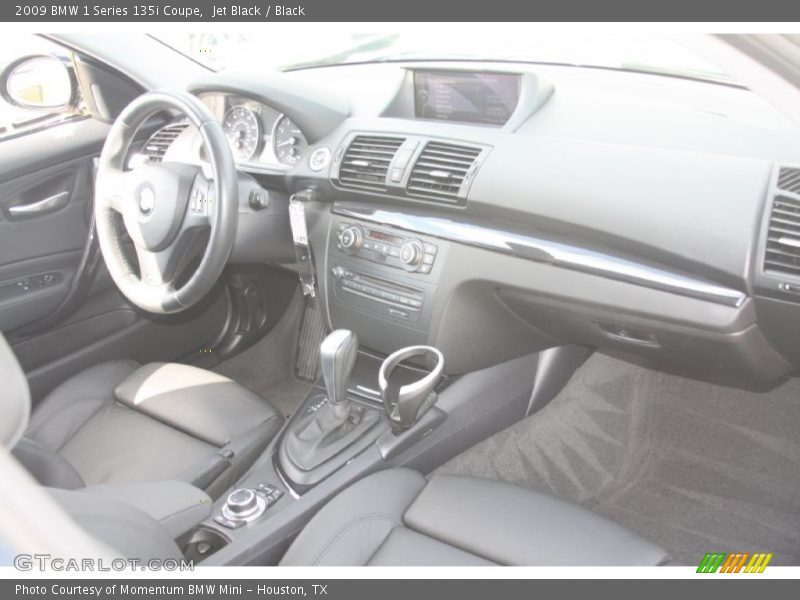 Jet Black / Black 2009 BMW 1 Series 135i Coupe