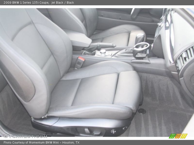 Jet Black / Black 2009 BMW 1 Series 135i Coupe