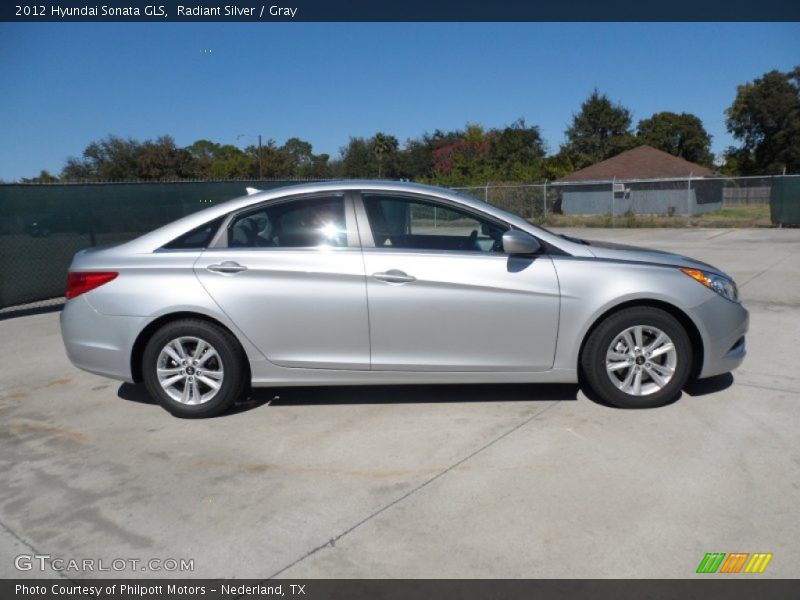 Radiant Silver / Gray 2012 Hyundai Sonata GLS