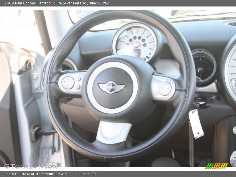 Pure Silver Metallic / Black/Grey 2009 Mini Cooper Hardtop
