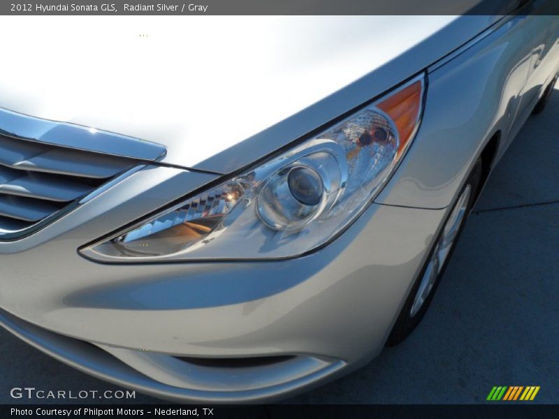 Radiant Silver / Gray 2012 Hyundai Sonata GLS