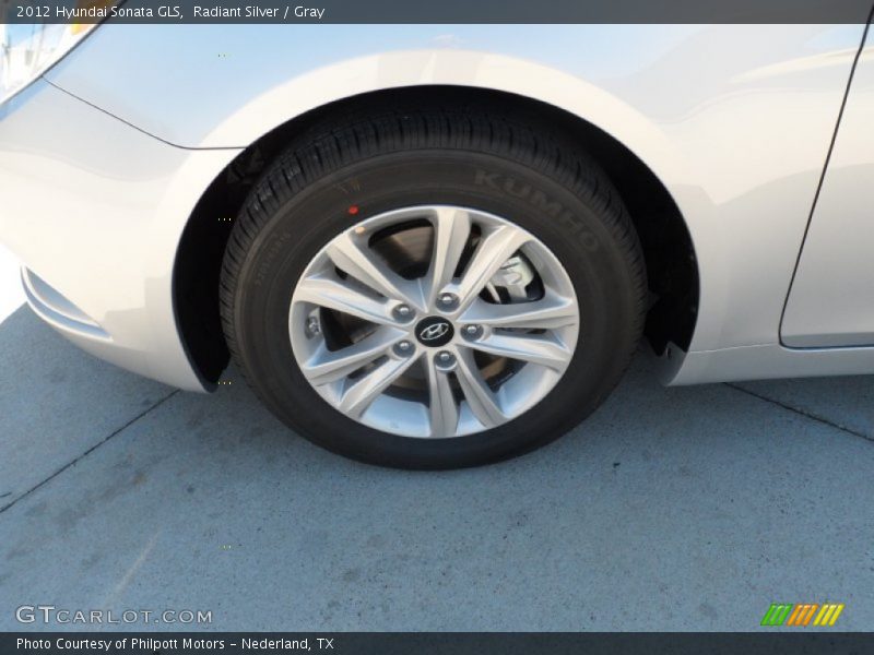 Radiant Silver / Gray 2012 Hyundai Sonata GLS