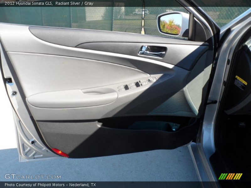 Radiant Silver / Gray 2012 Hyundai Sonata GLS