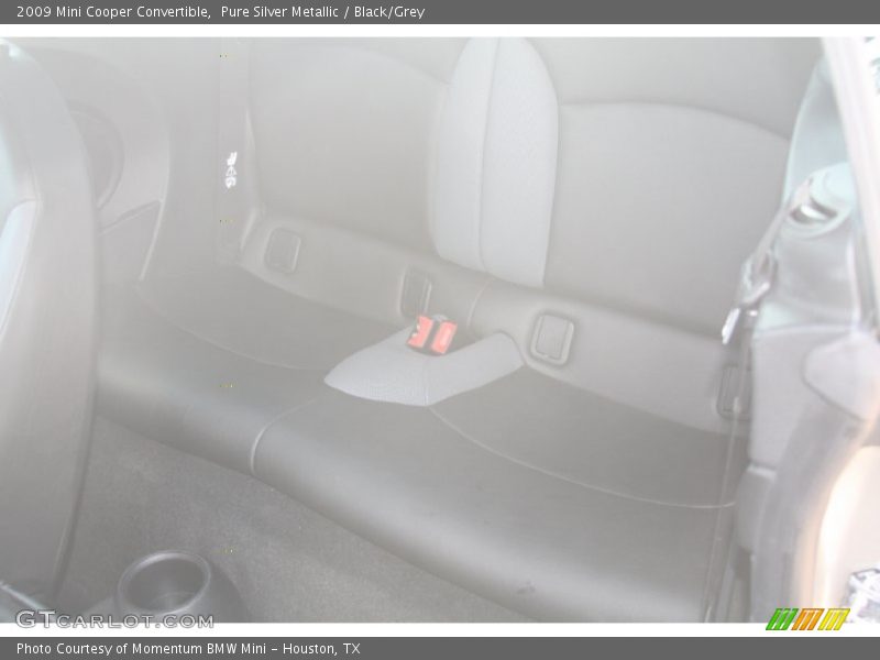Pure Silver Metallic / Black/Grey 2009 Mini Cooper Convertible
