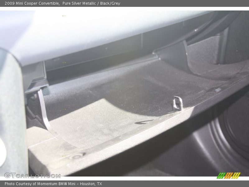 Pure Silver Metallic / Black/Grey 2009 Mini Cooper Convertible