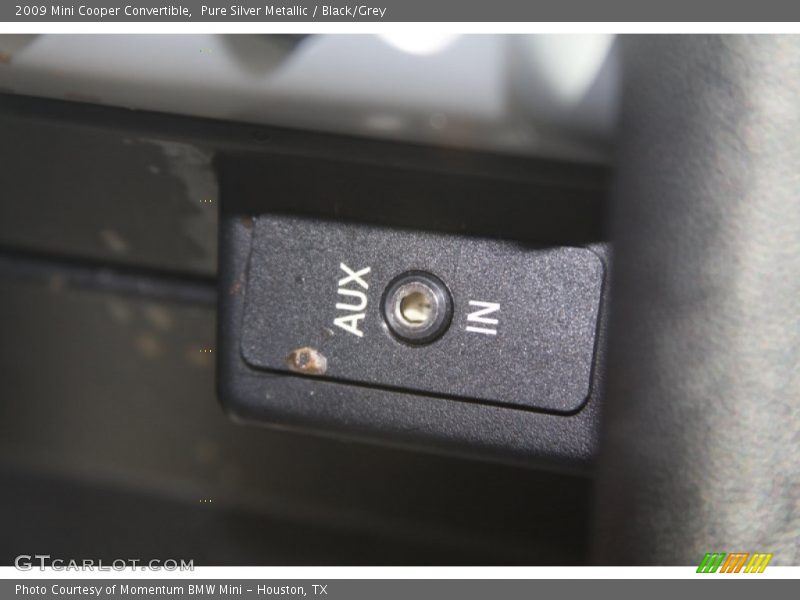 Pure Silver Metallic / Black/Grey 2009 Mini Cooper Convertible