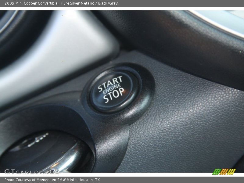 Pure Silver Metallic / Black/Grey 2009 Mini Cooper Convertible