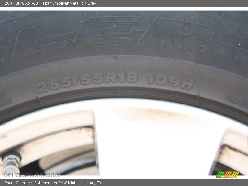 Titanium Silver Metallic / Gray 2007 BMW X5 4.8i