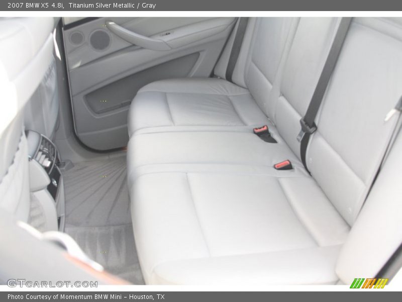 Titanium Silver Metallic / Gray 2007 BMW X5 4.8i