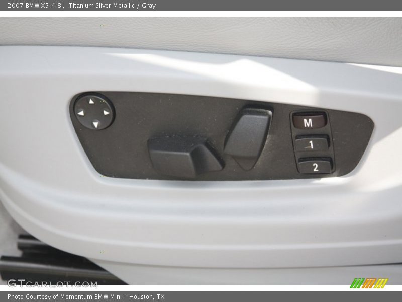 Titanium Silver Metallic / Gray 2007 BMW X5 4.8i