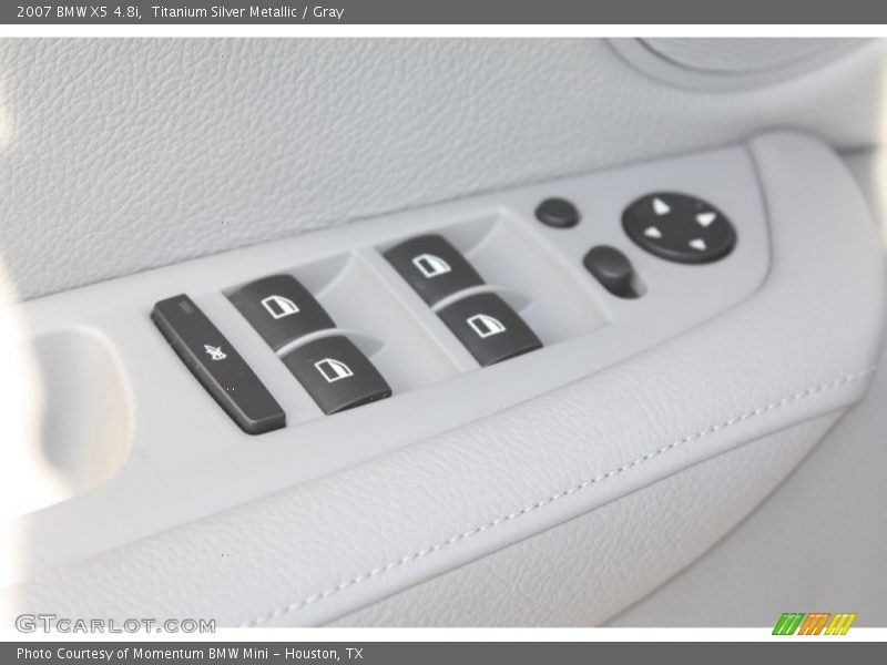 Titanium Silver Metallic / Gray 2007 BMW X5 4.8i