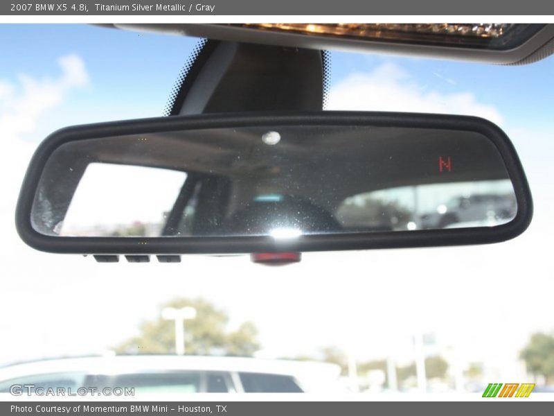 Titanium Silver Metallic / Gray 2007 BMW X5 4.8i