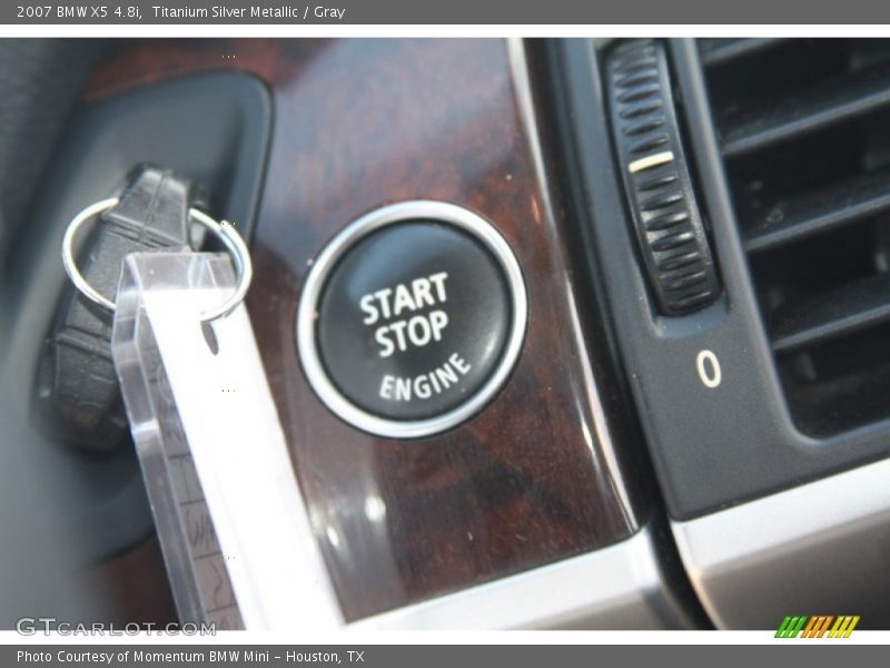 Titanium Silver Metallic / Gray 2007 BMW X5 4.8i