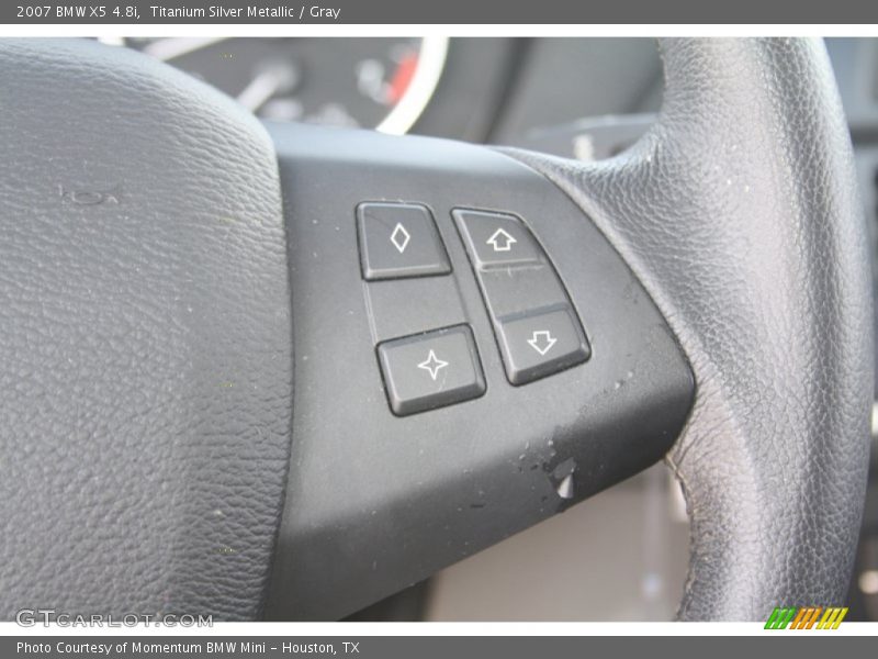 Titanium Silver Metallic / Gray 2007 BMW X5 4.8i