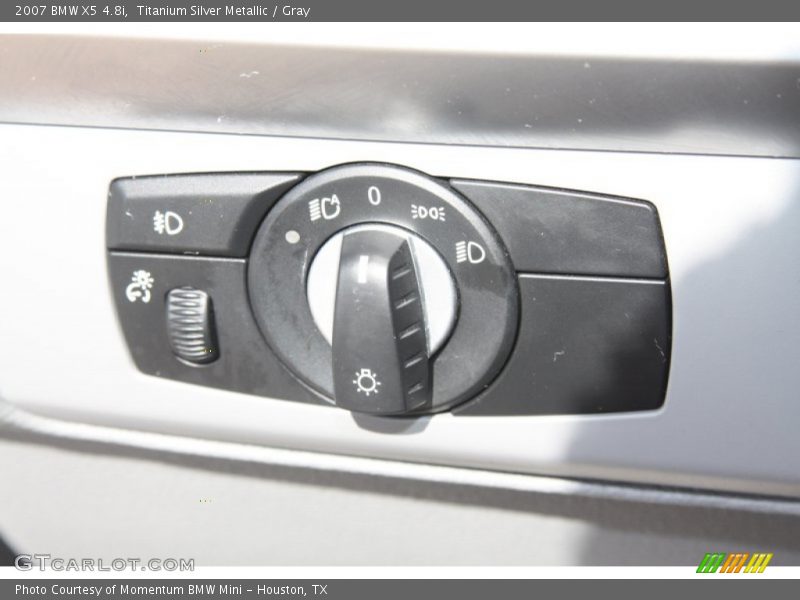 Titanium Silver Metallic / Gray 2007 BMW X5 4.8i