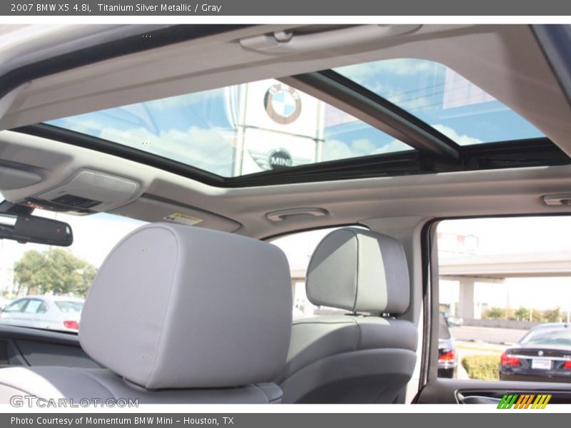 Titanium Silver Metallic / Gray 2007 BMW X5 4.8i