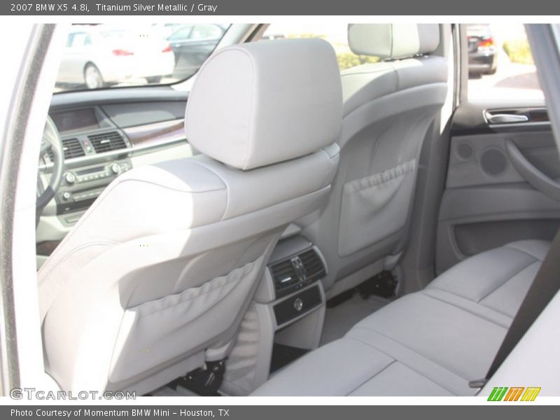 Titanium Silver Metallic / Gray 2007 BMW X5 4.8i